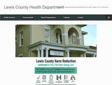 Tablet Screenshot of lewishealthwv.com